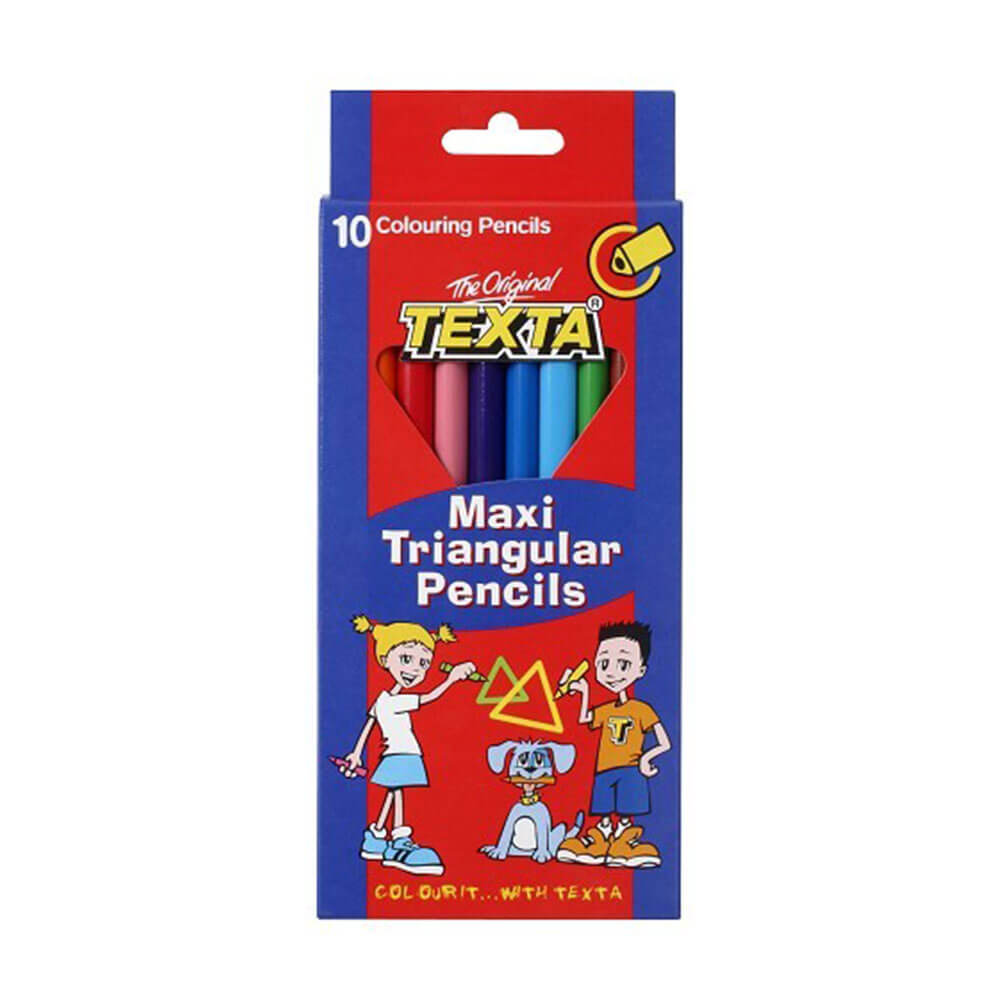 Texta Maxi Coloured Pencil (10pk)