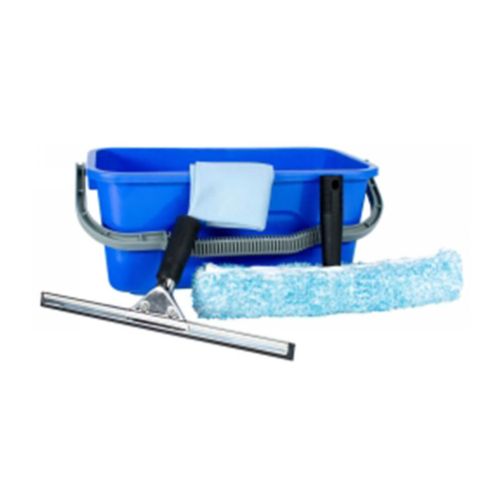 Cleanlink Bucket Cloth Squeegee & Washer Window Cleaning Kit