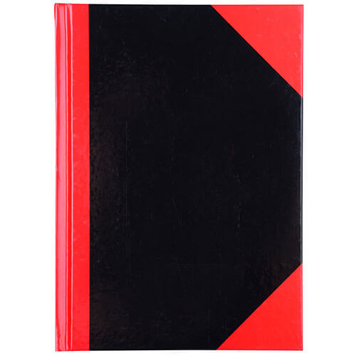 Cumberland Notebook A4 Black & Red