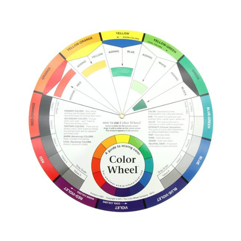 EC Artist Paint Colour Wheel (237mm Diameter)