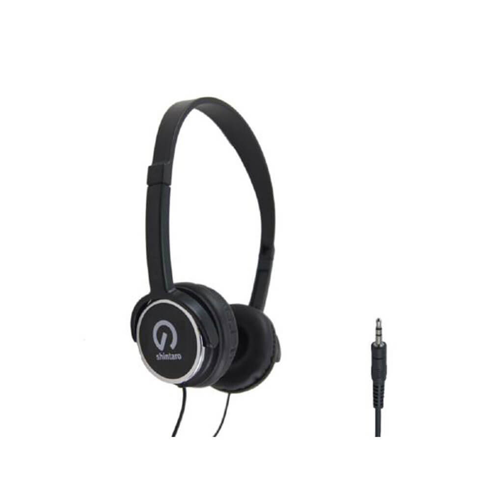 Shintaro Volume Limited Kids Stereo Headphones (Black)
