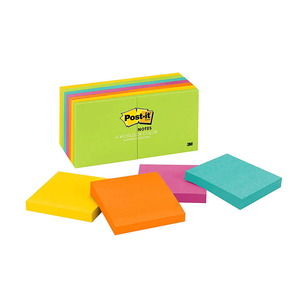 Post-it Notes Jaipur Collection 76x76mm (14pk)