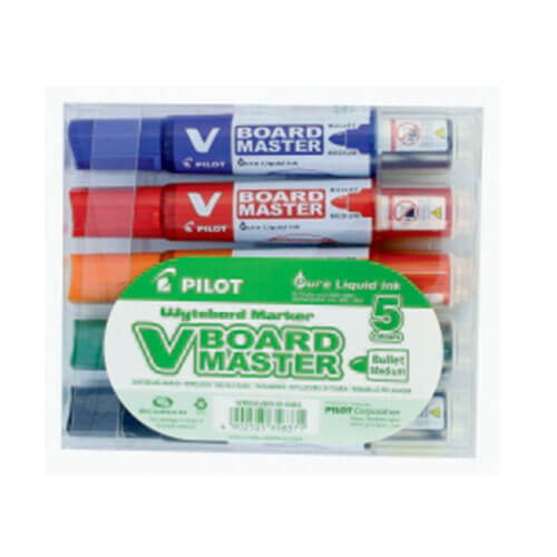 Pilot Begreen Master Whiteboard Marker (Wallet of 5)