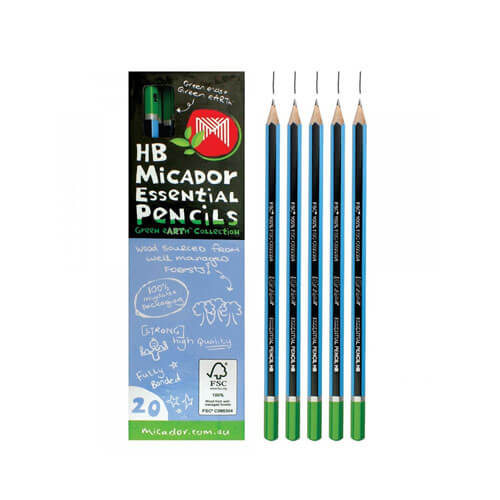 Micador Essential Graphite Pencils (20pk)
