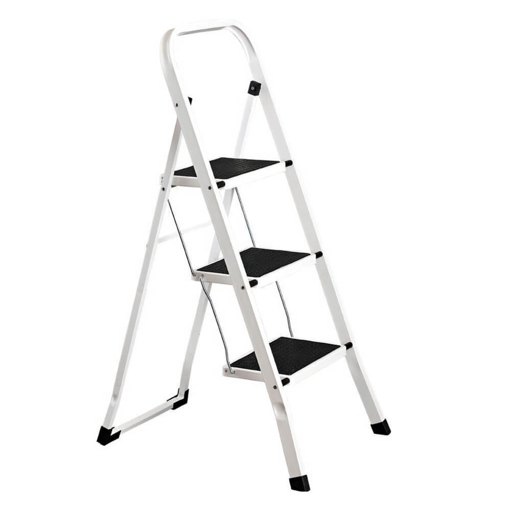 Italplast 3 Step Ladder (White)