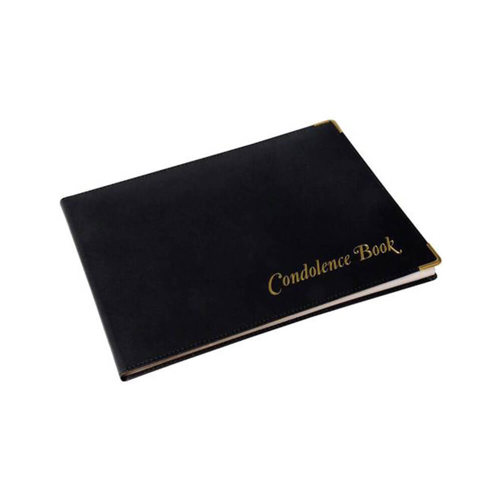 Cumberland Condolence Book Black (195x265mm)