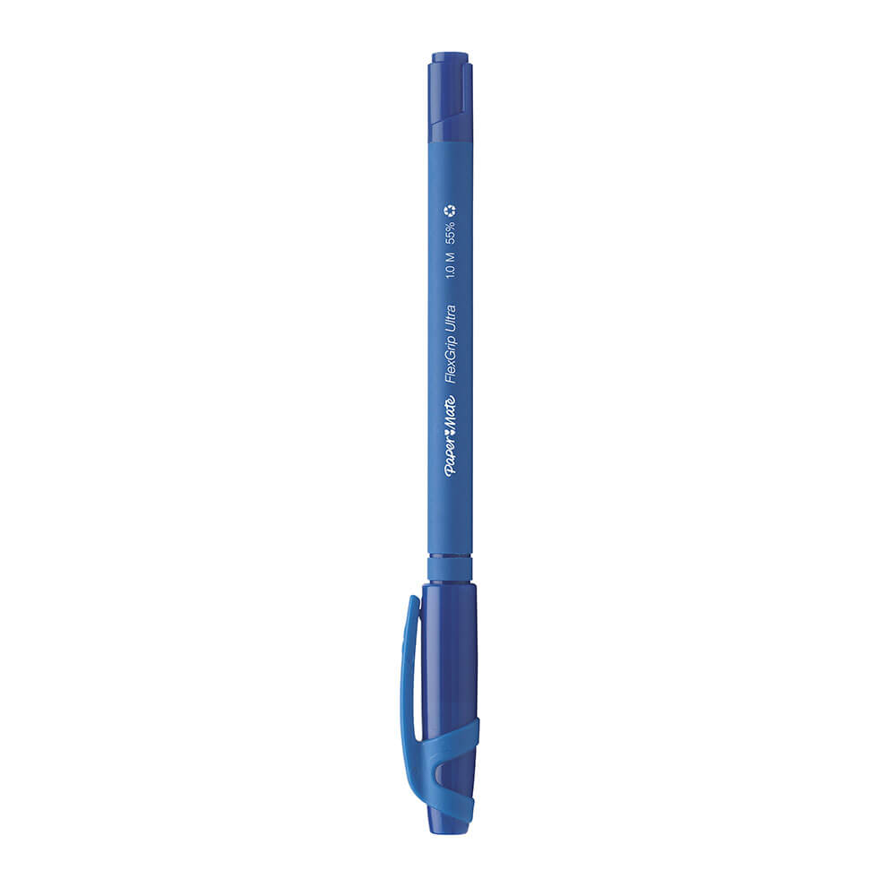 Papermate Flex Grip Ultra Stick Pen 1.0mm 12pk