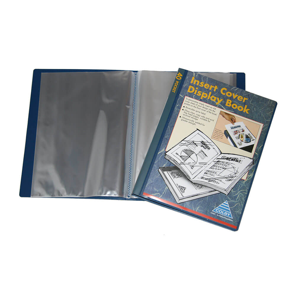 Colby Display Book A4 Navy (40 pages)