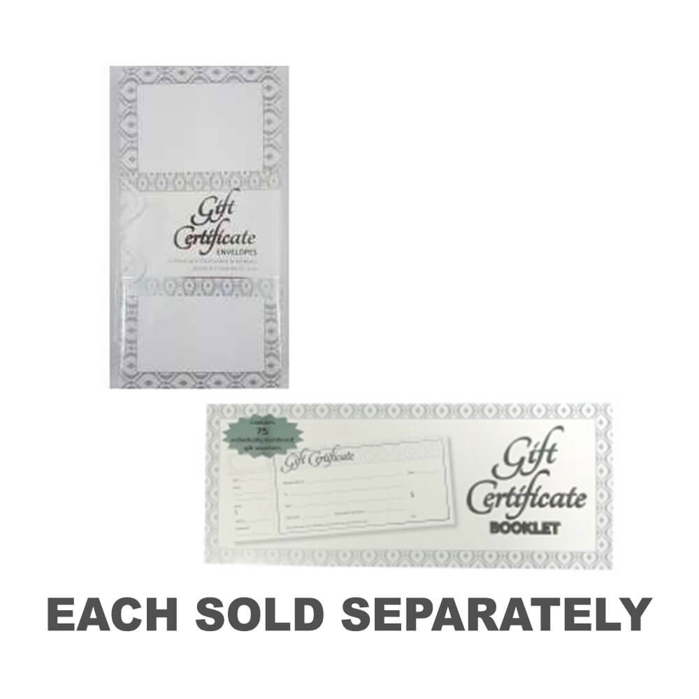 Ozcorp Gift Certificate Ivory/Silver (25pcs)