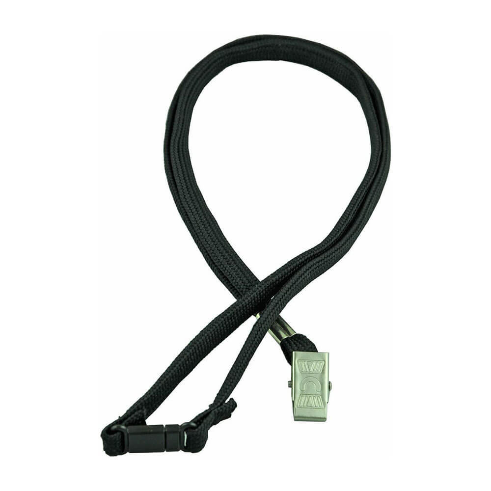 Lanyard ID Clip with Safety Release Clip Black (20pk)