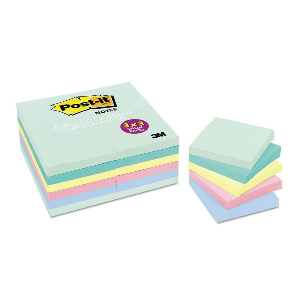 Post-it Notes Assorted Pastel (24pk)