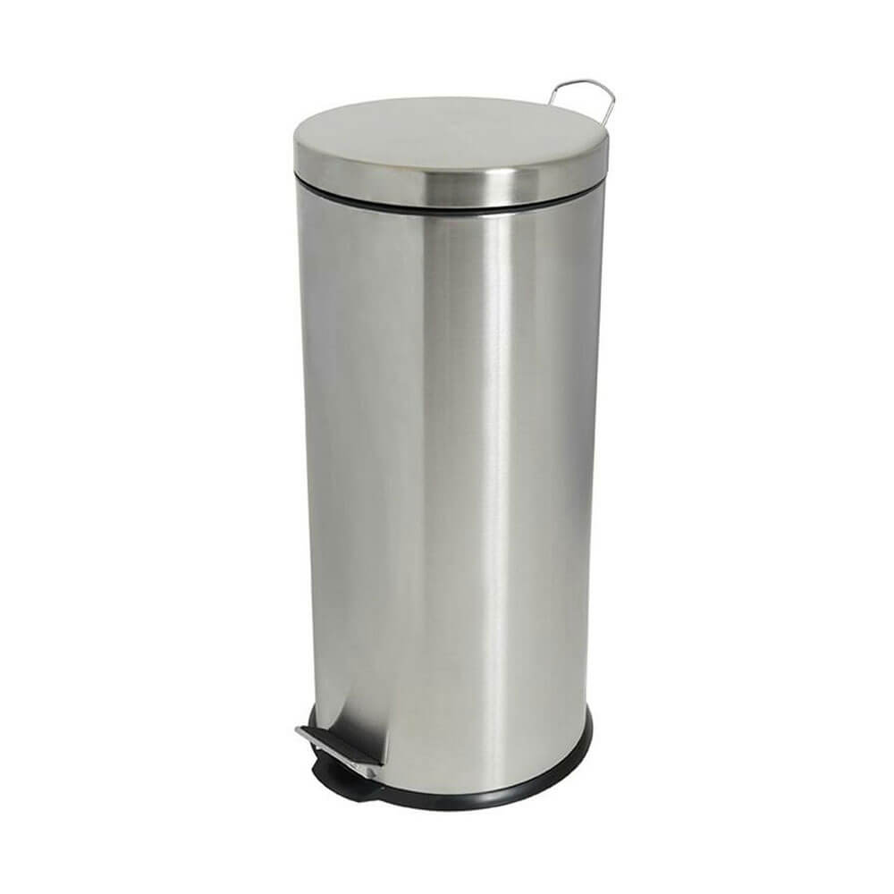 Compass Round Stainless Steel Pedal Bin