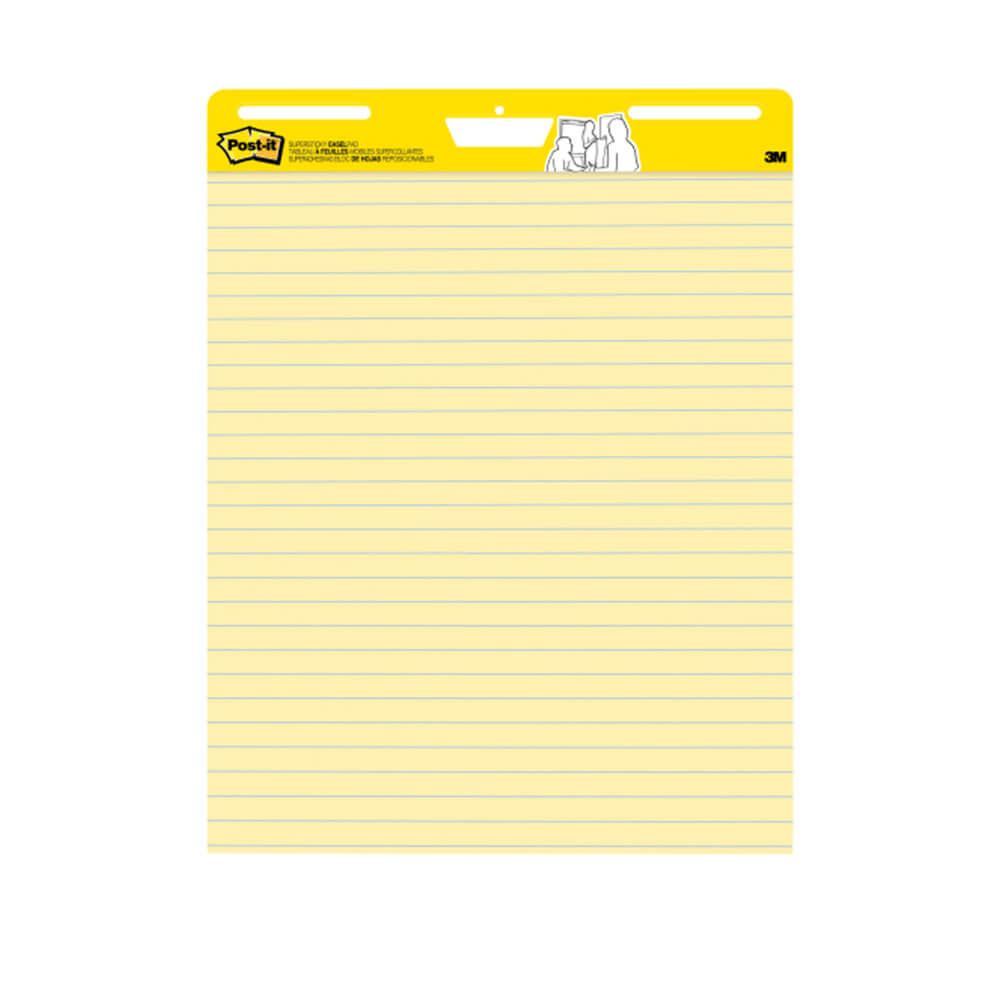 Post-it Easel Lined Pad Yellow (635x762mm)