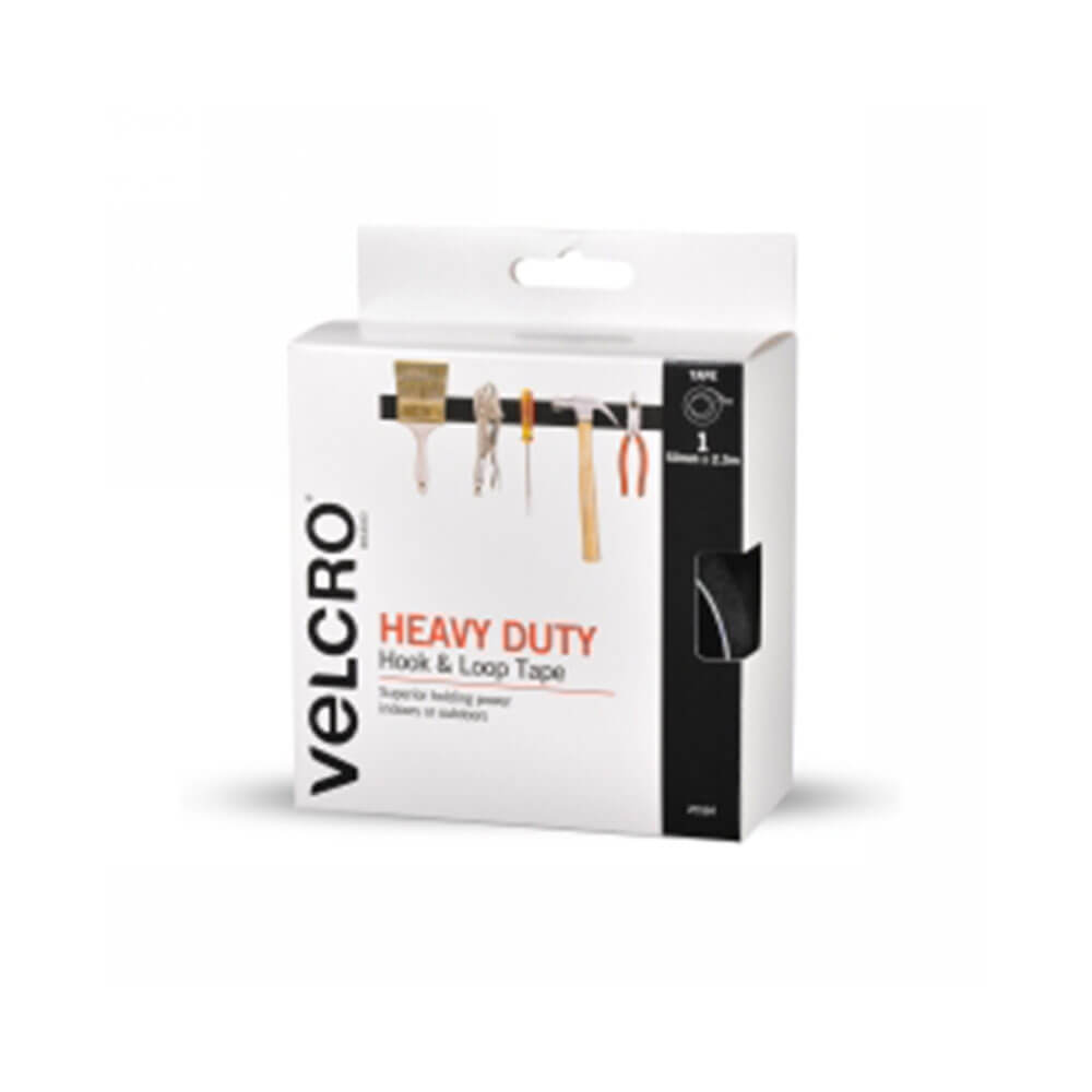 Velcro Heavy-duty Hook & Look Tape (Black)