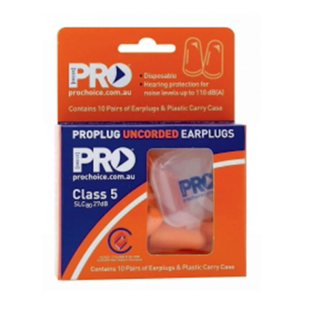 Zions Proplug Disposable Uncorded Earplugs (10 pairs)