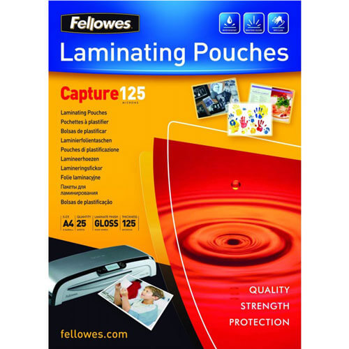 Fellowes Laminating Pouches Gloss A4 25pk