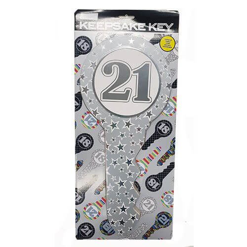 Ozcorp Silver Stars Birthday Key