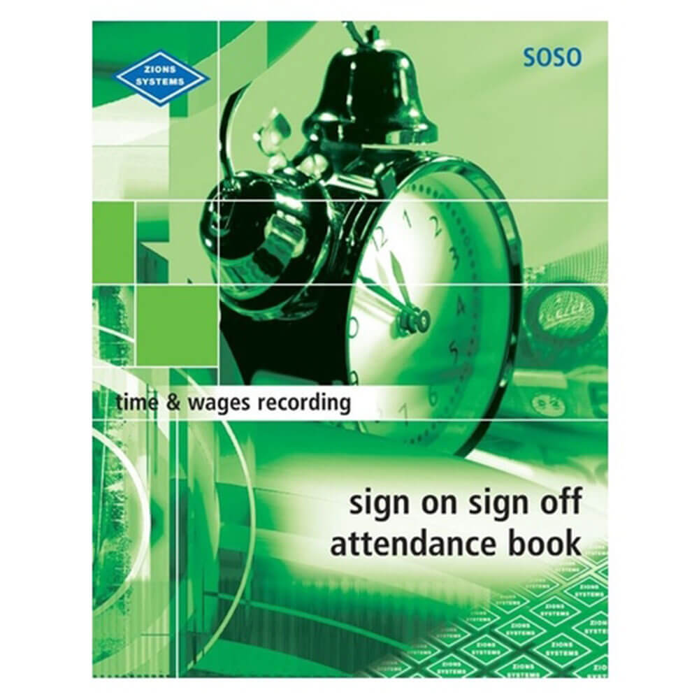 Zions Sign-On Sign-Off Attendance Book (SOSO)