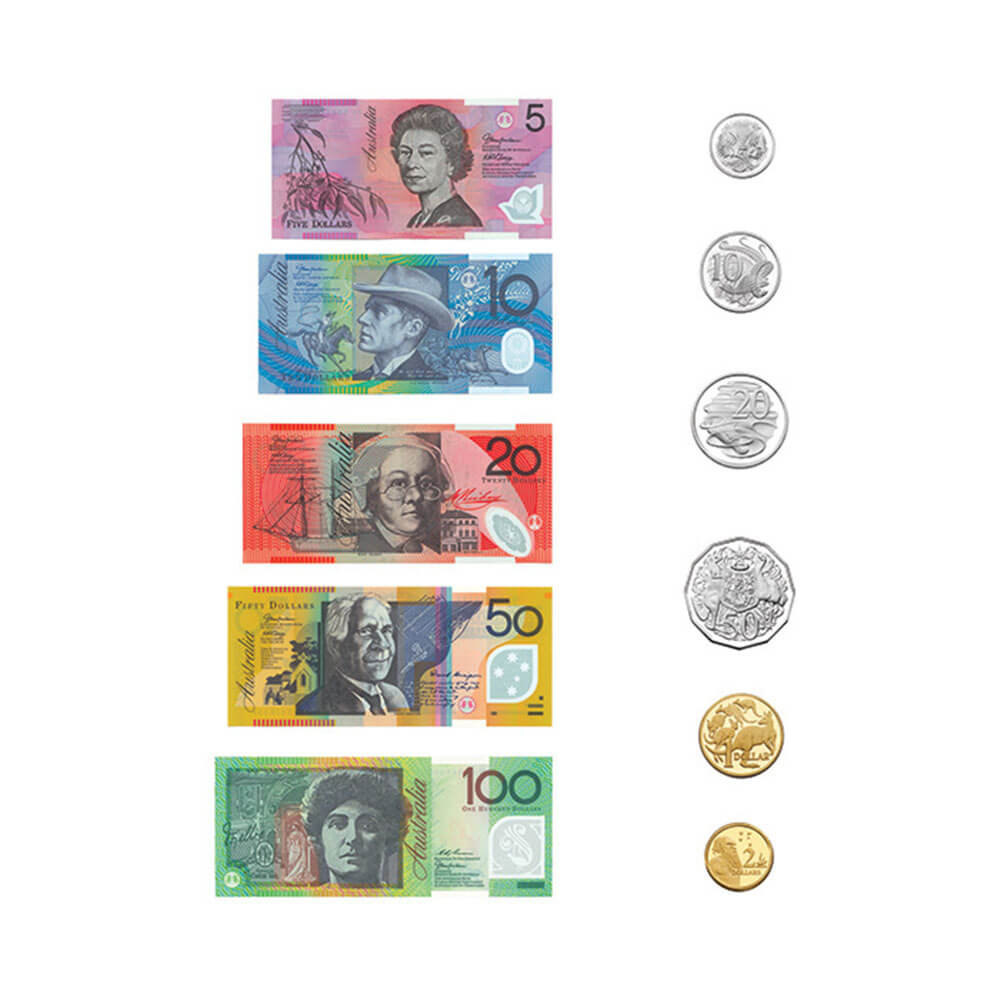 Learning Can Be Fun Magnet Australian Money Enlarged