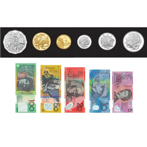 Learning Can Be Fun Magnet Australian Money Enlarged