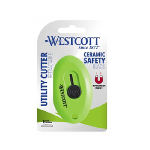 Westcott Retractable Ceramic Box Cutter (Green)