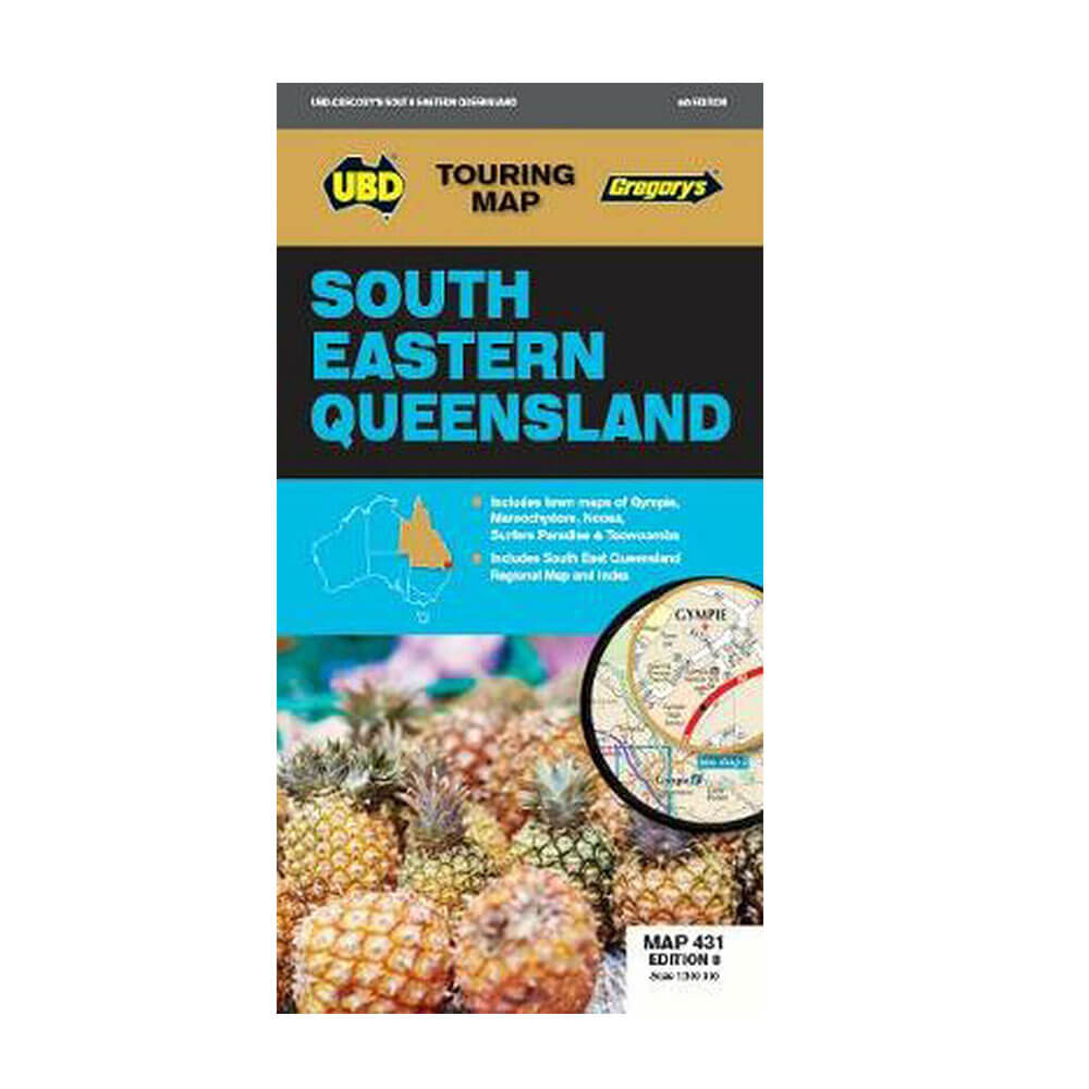 UBD Gregory's South East Queensland Map (8th Edition)