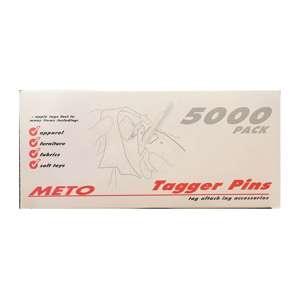 Meto Tagger Pins 25mm White (5000pk)