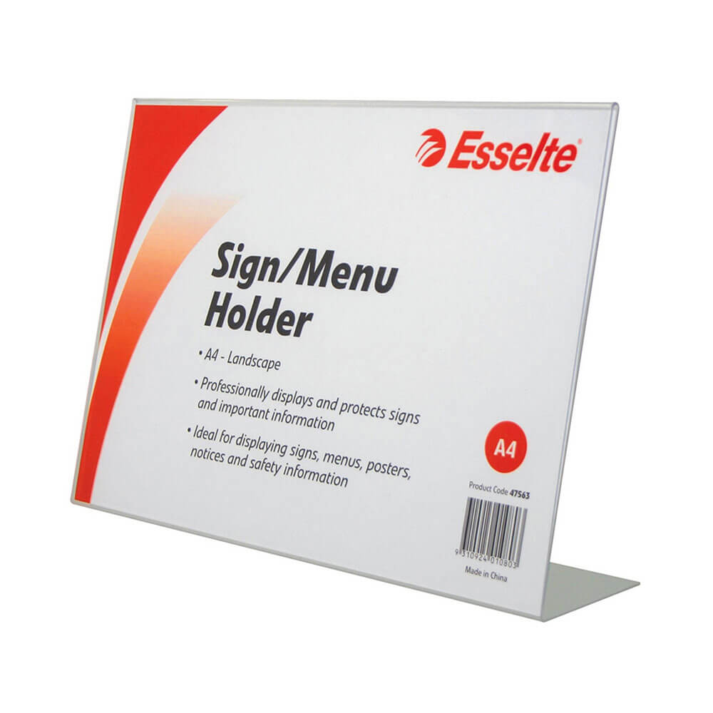 Esselte Slanted Menu/Sign Holder A4