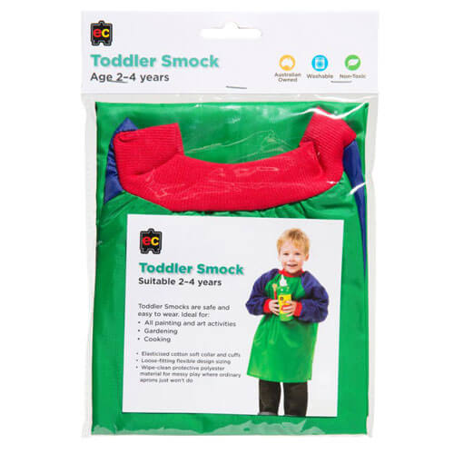 EC Open Back Smock Paint Accessory for Toddlers