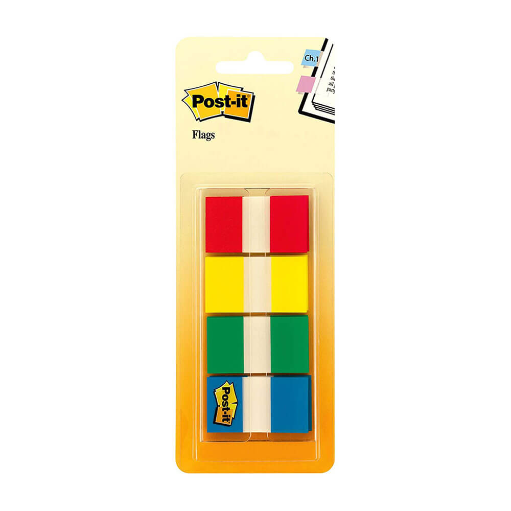 Post-it Flags Assorted 4pk (Red Yellow Blue Green)