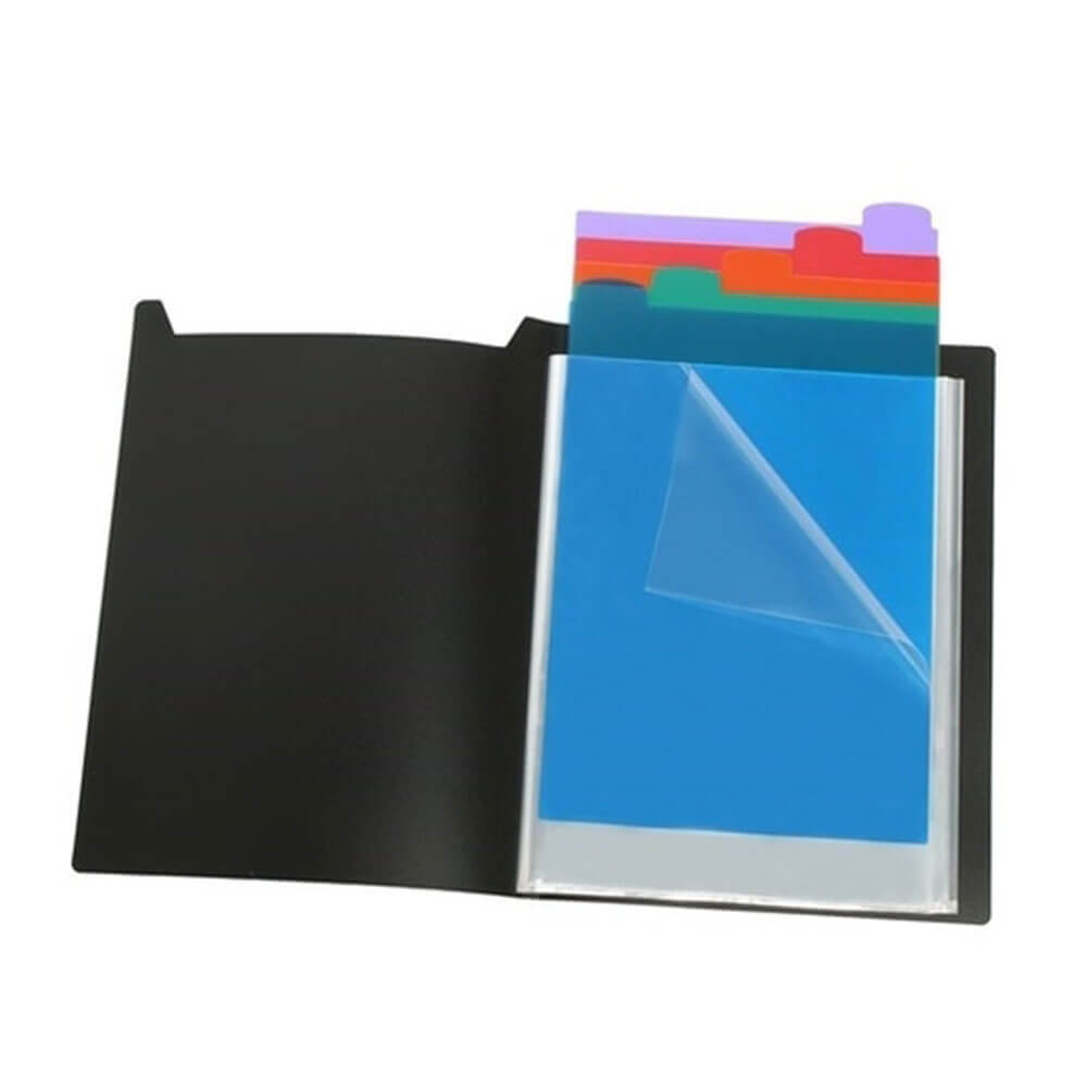 Bantex Display Book with Dividers Black (40 pages)