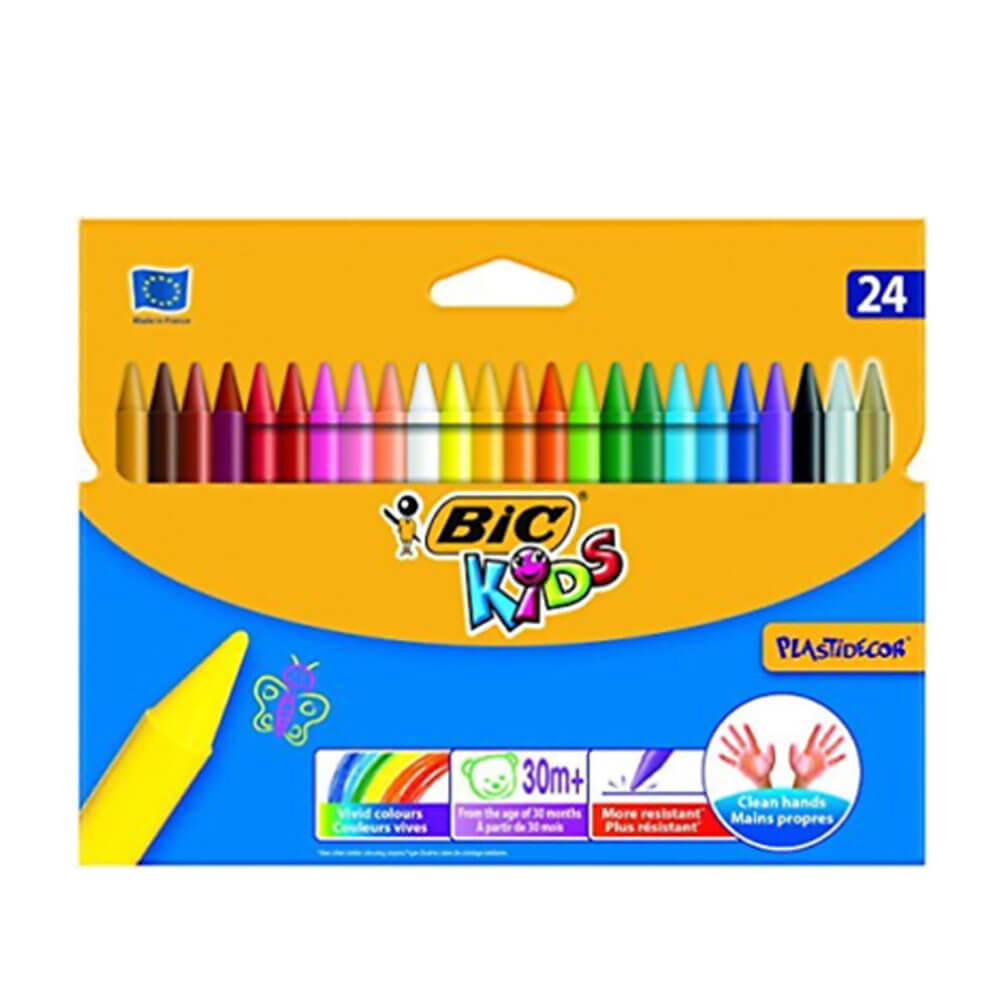 Bic Plastidecor Crayons (24pk)