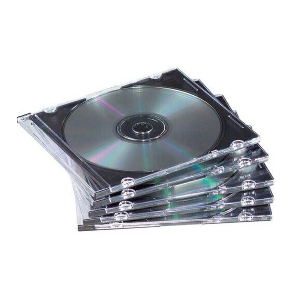 Fellowes CD Slim Jewel Case 25pk (Black)