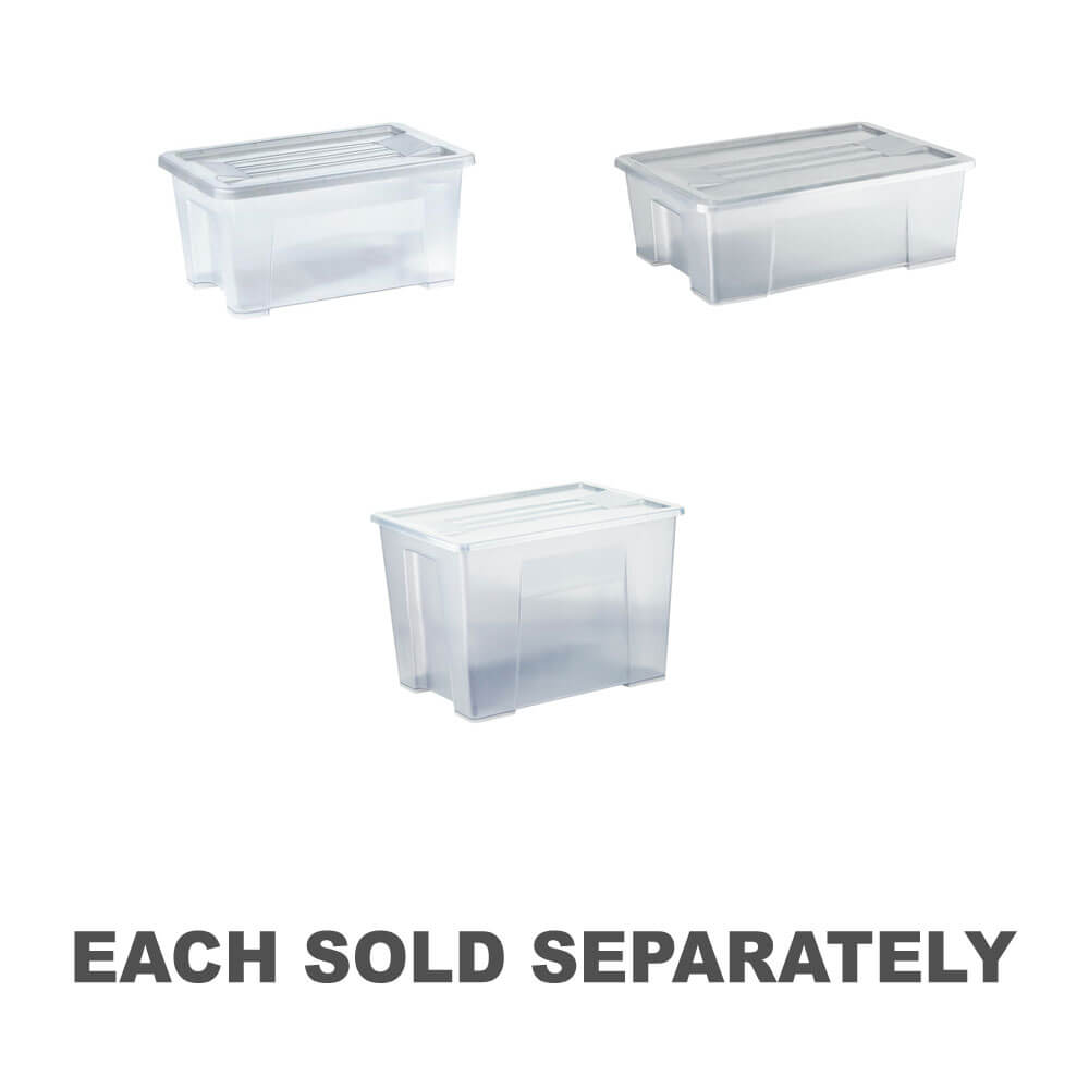 Italplast Storage Box with Lid (Graphite)