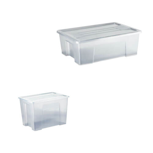 Italplast Storage Box with Lid (Graphite)