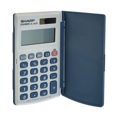 Sharp 8 Digit Dual Power Calculator