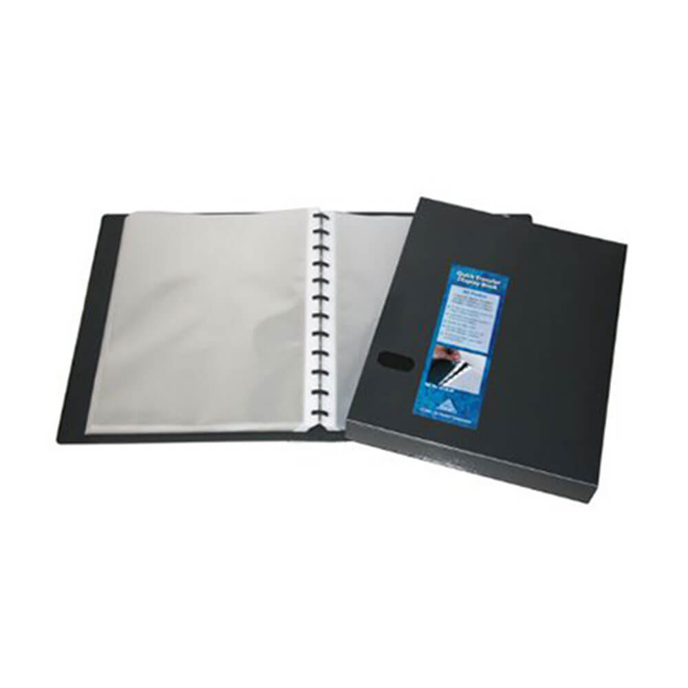 Colby Quick Transfer Display Book Black A4