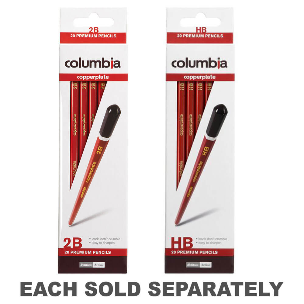 Columbia Copperplate Lead Pencil 20pk