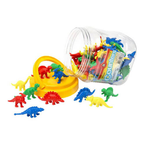 Learning Can Be Fun Dinosaurs Counters 50mm