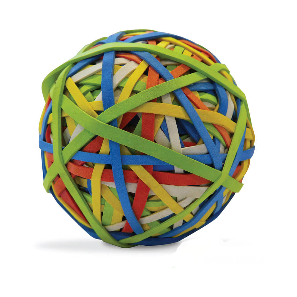 Bounce Rubber Band Ball Assorted (Size 31)