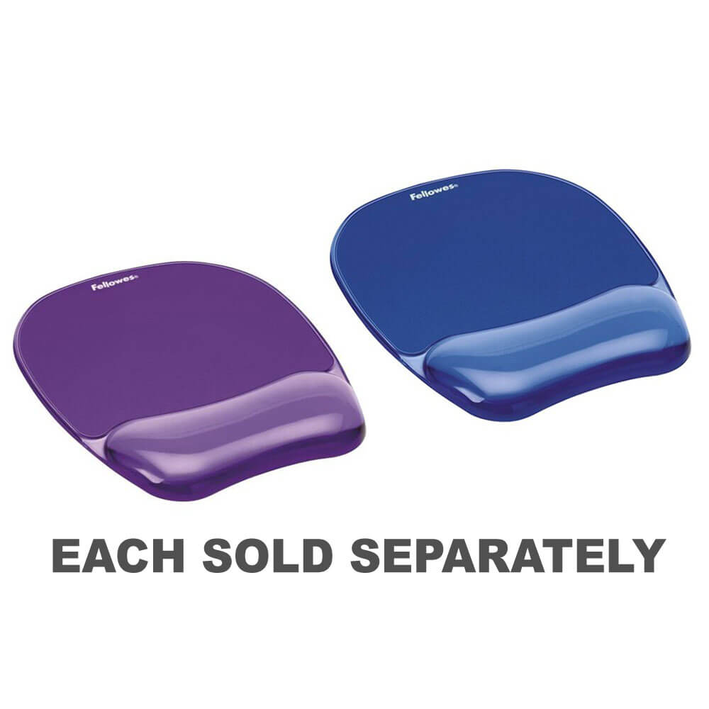 Fellowes Crystal Gel Mouse Pad & Wrist Rest