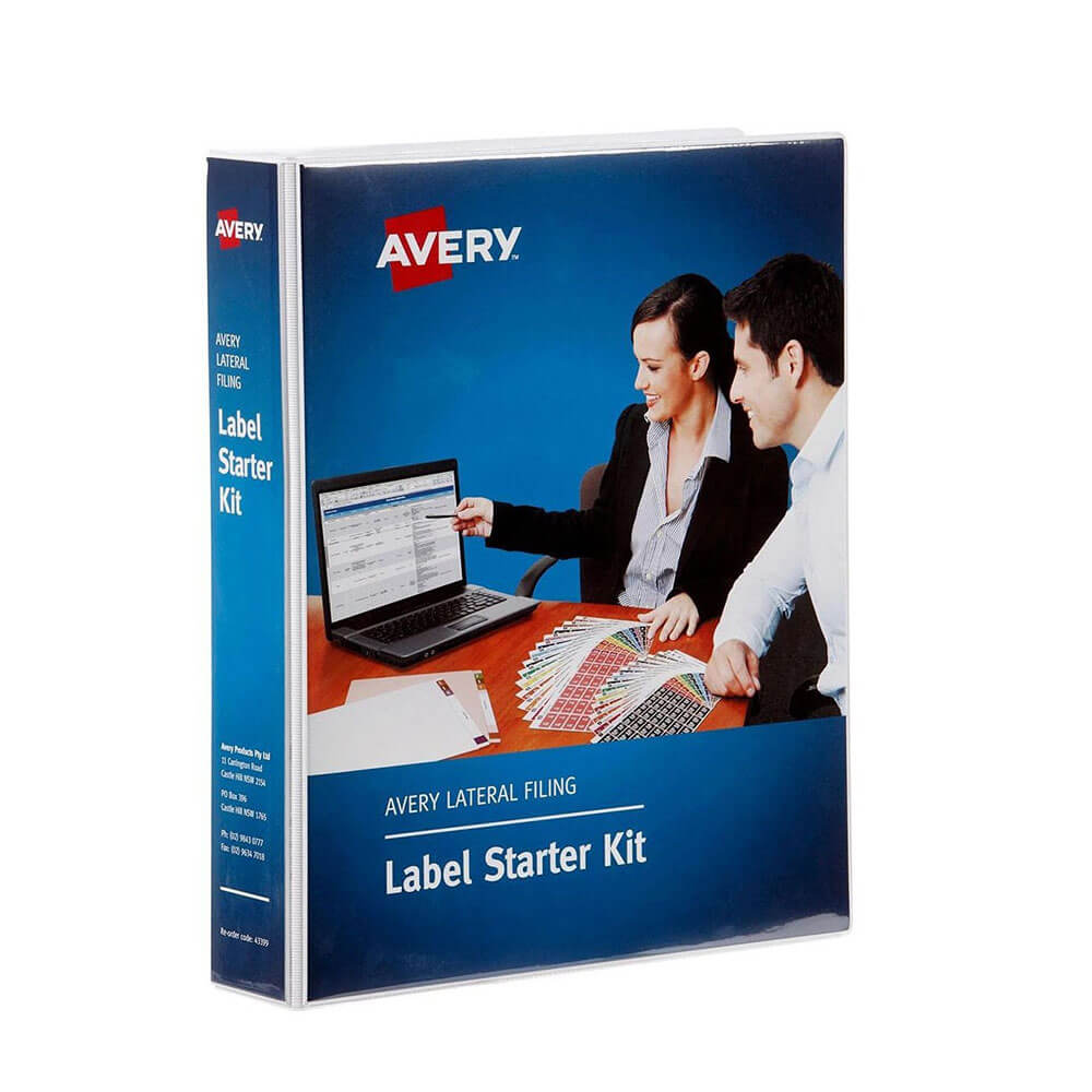 Avery Alpha & Numeric Lateral Code Label Kit (2 sheets each)