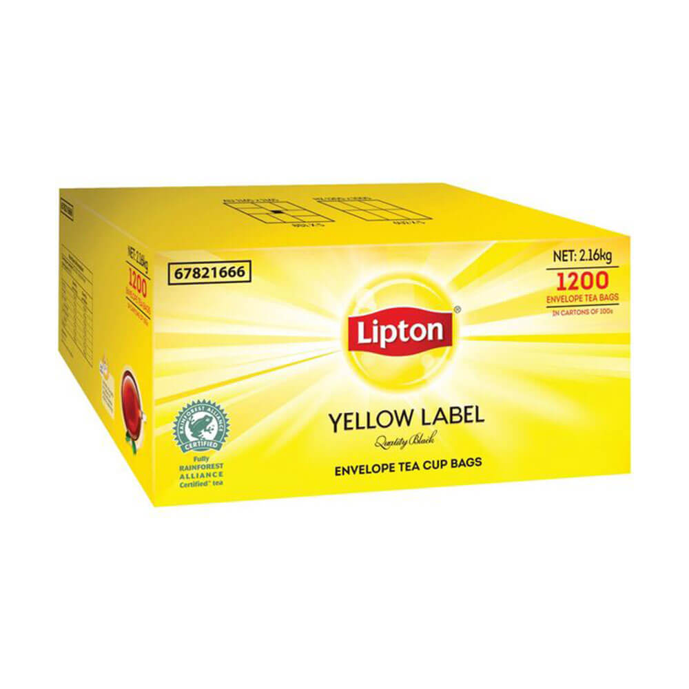 Lipton Yellow Label Black Envelope Tea Cup Bags (1200pcs)