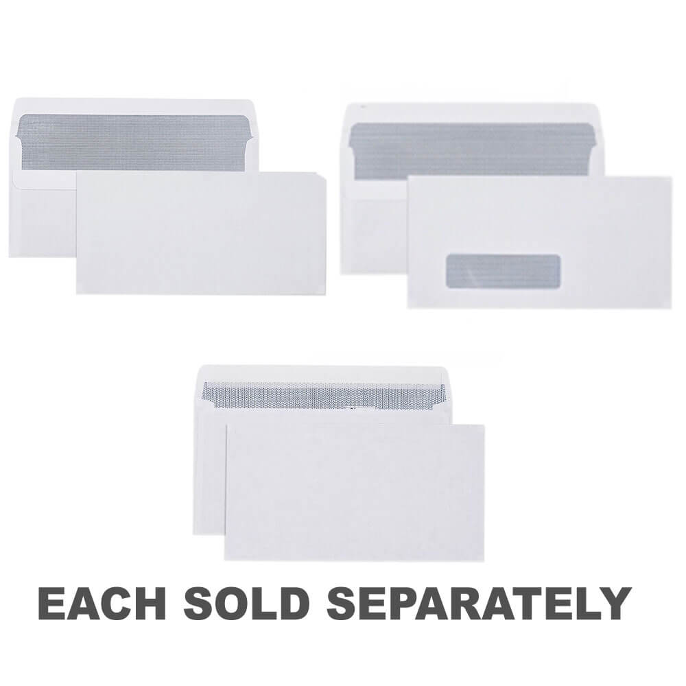 Cumberland Secretive Envelope White DL (500pk)
