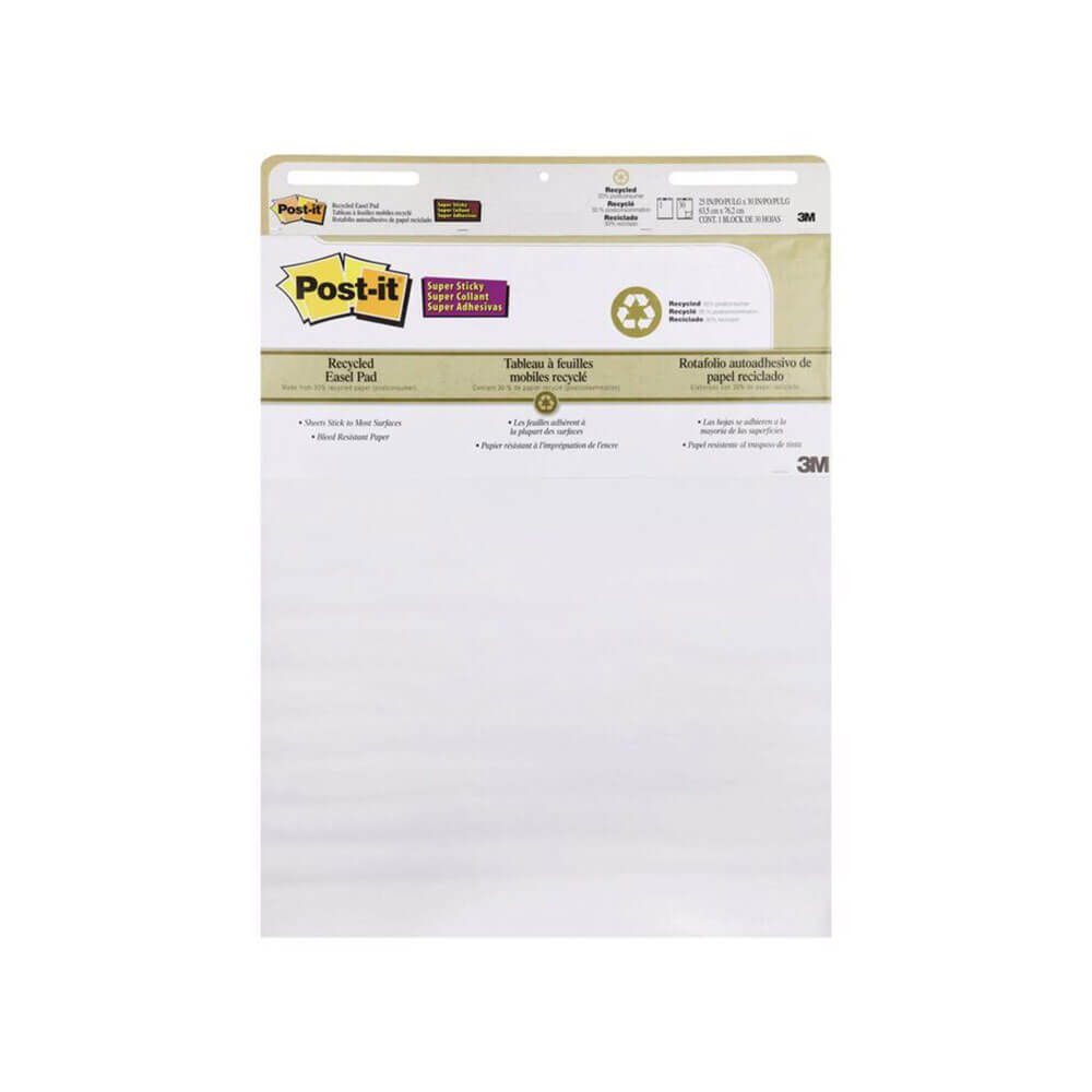 Post-it Easel Recycled Pad (635x762mm)