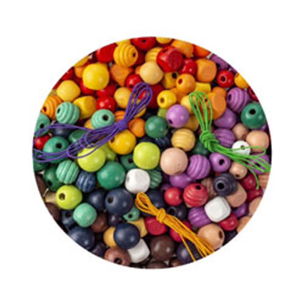 EC Beads Jar Assorted Colours & Shapes