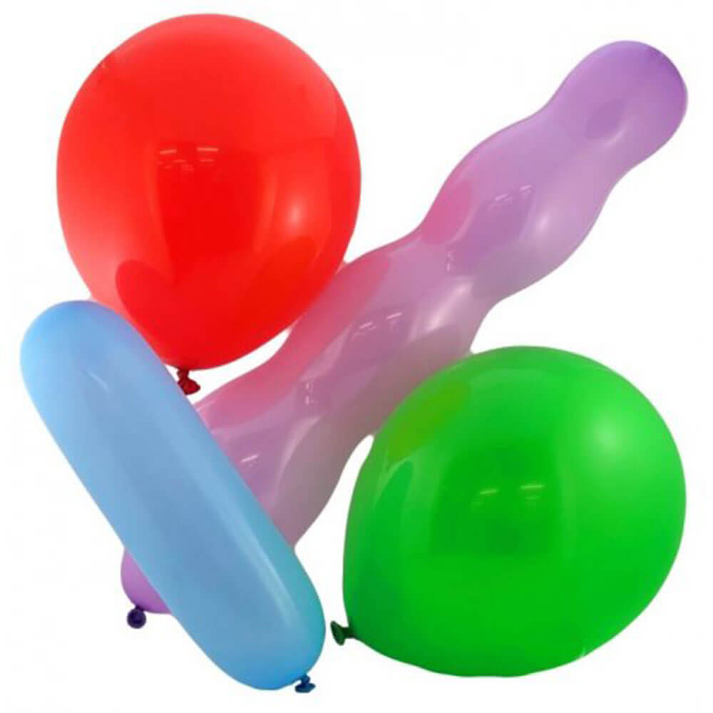 Alpen Balloons 25pk (Assorted Shapes & Colours)