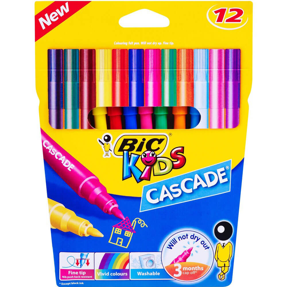 BiC Kids Cascade 12pk (Assorted)