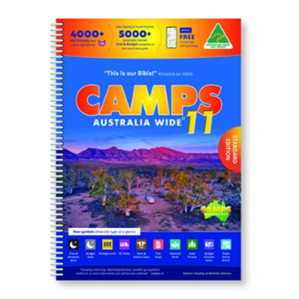 Camps Australia Wide 11 Spiral Traveller's Bible (A4)