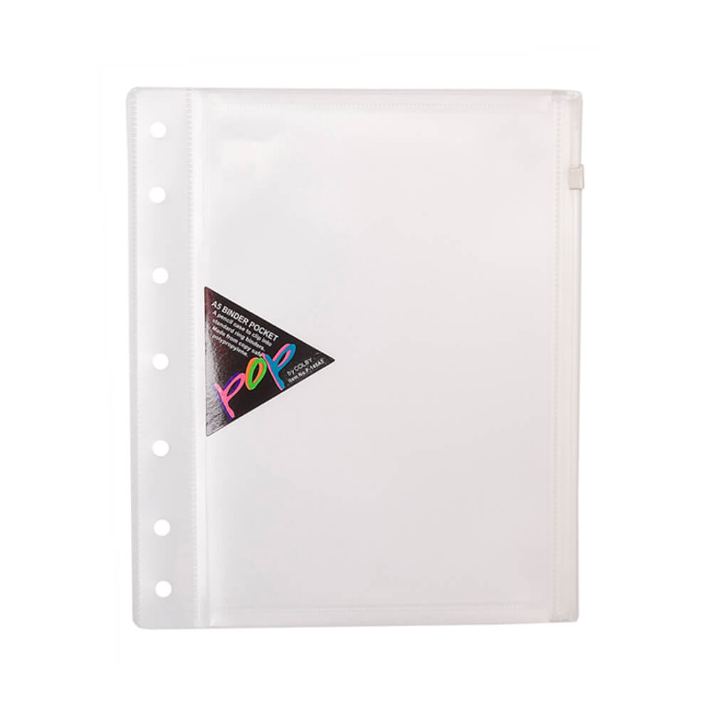Colby Pop Binder Wallet A5 (Clear)